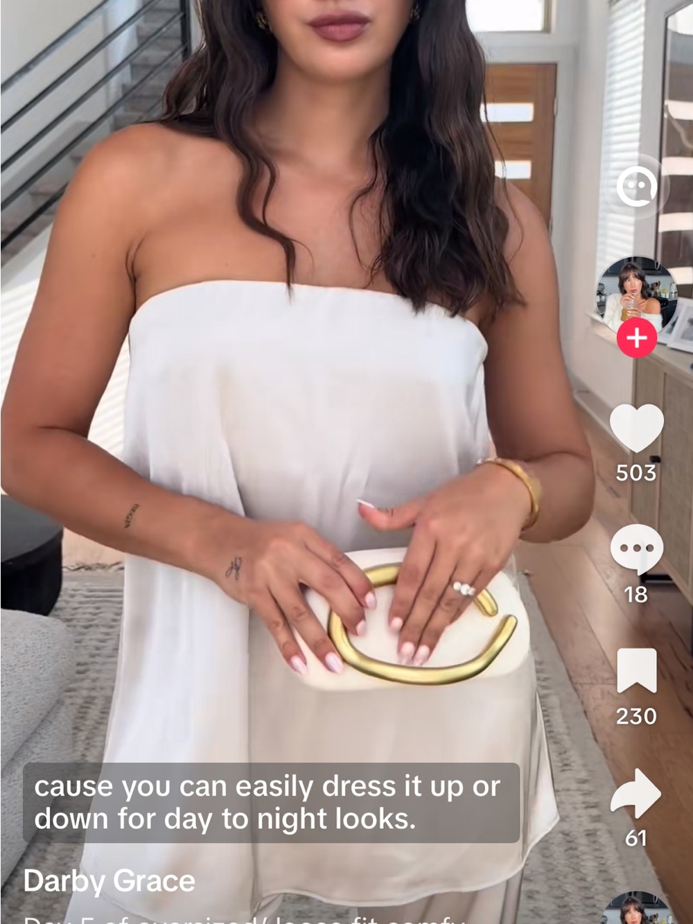 Zara Strapless Cream Satin Slip Dress